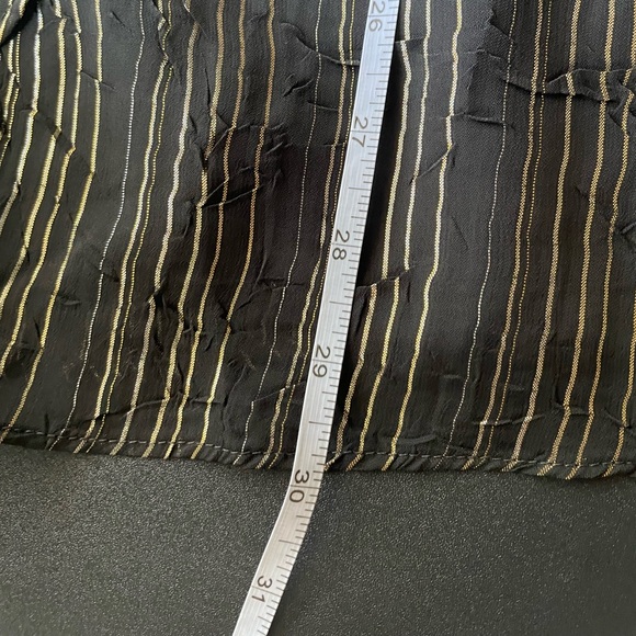 Lane Bryant Women's Size 26 Black Striped Tank Top - Picture 12 of 13